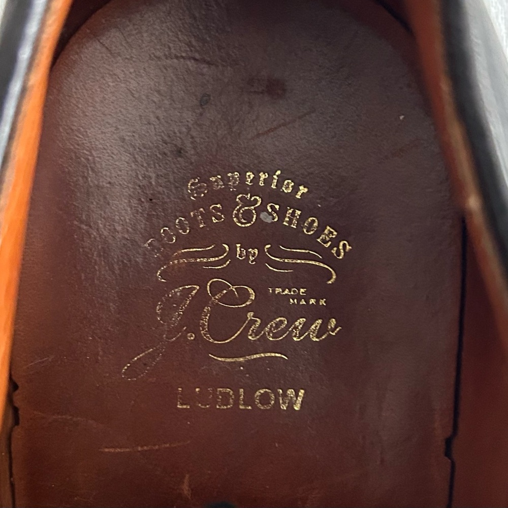 EUC J Crew Ludlow Cap Toe Leather Oxfords - Picture 10 of 15